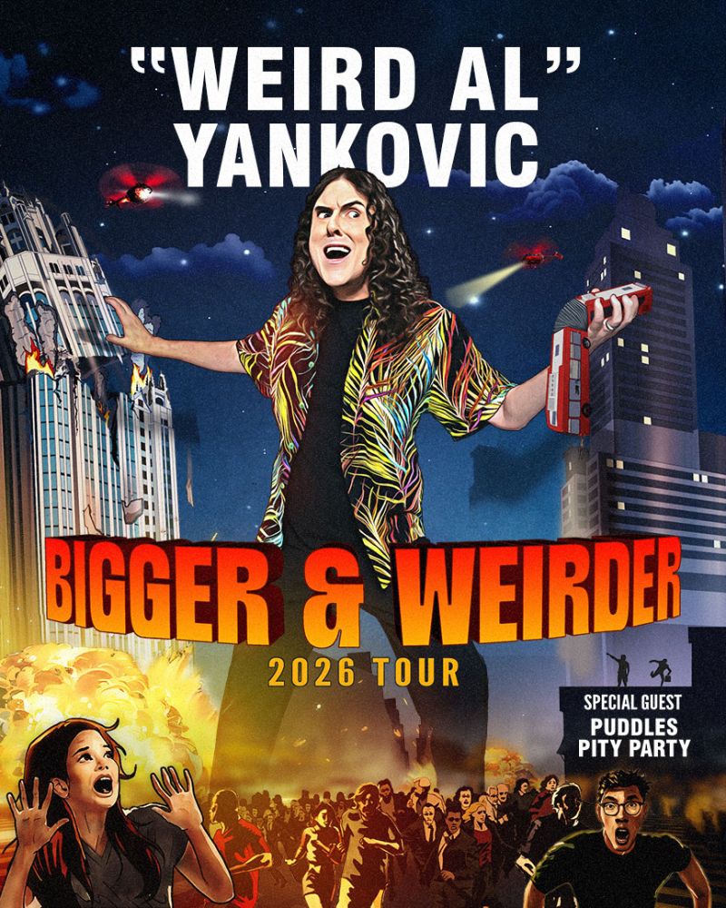 Weird Al announces 2026 Bigger and Weirder Tour
