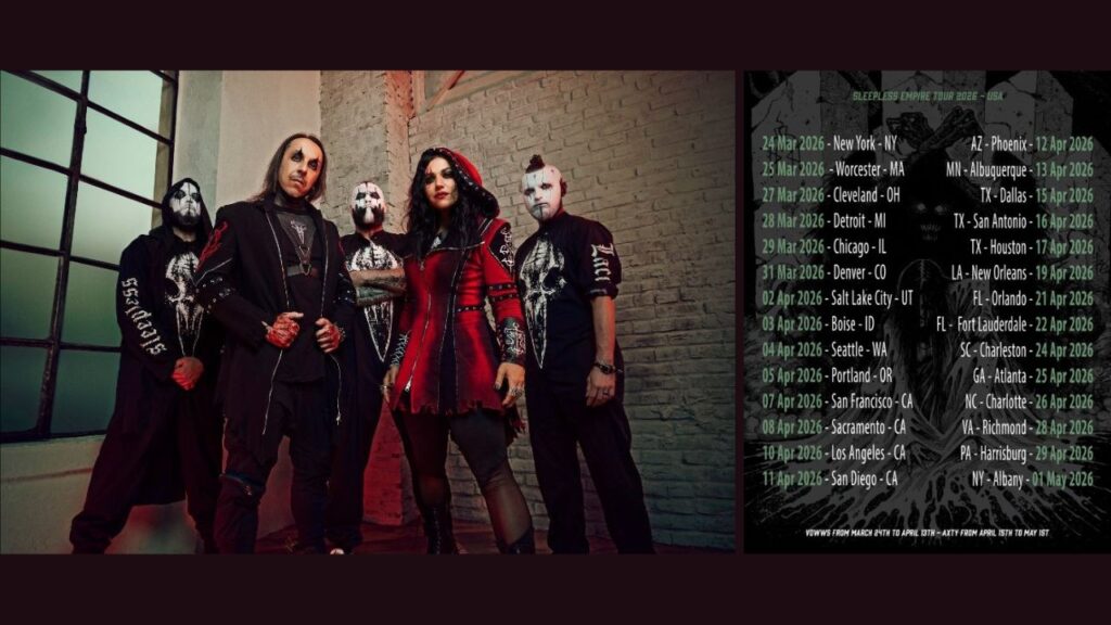 Lacuna Coil Announces 2026 The Sleepless Empire US Tour