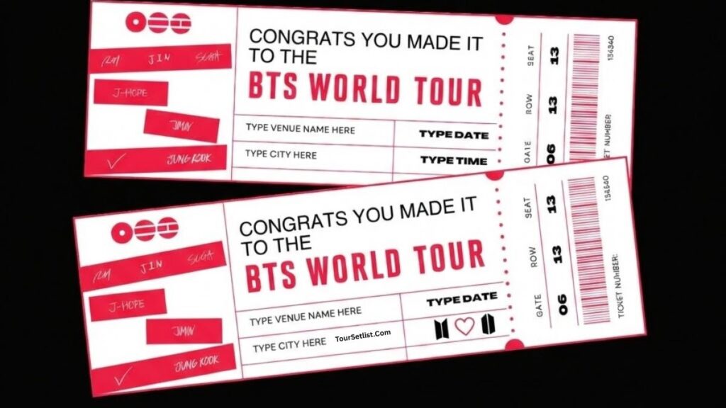 2026 BTS World Tour General Sale Start Times