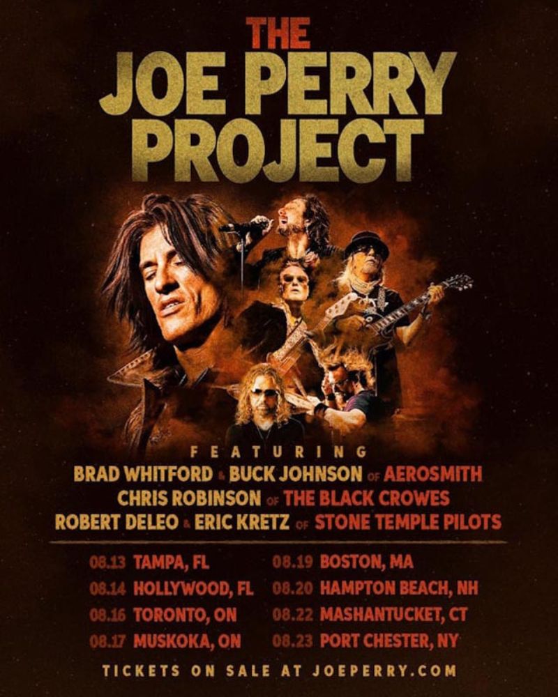Aerosmith’s Joe Perry announces August 2025 tour dates