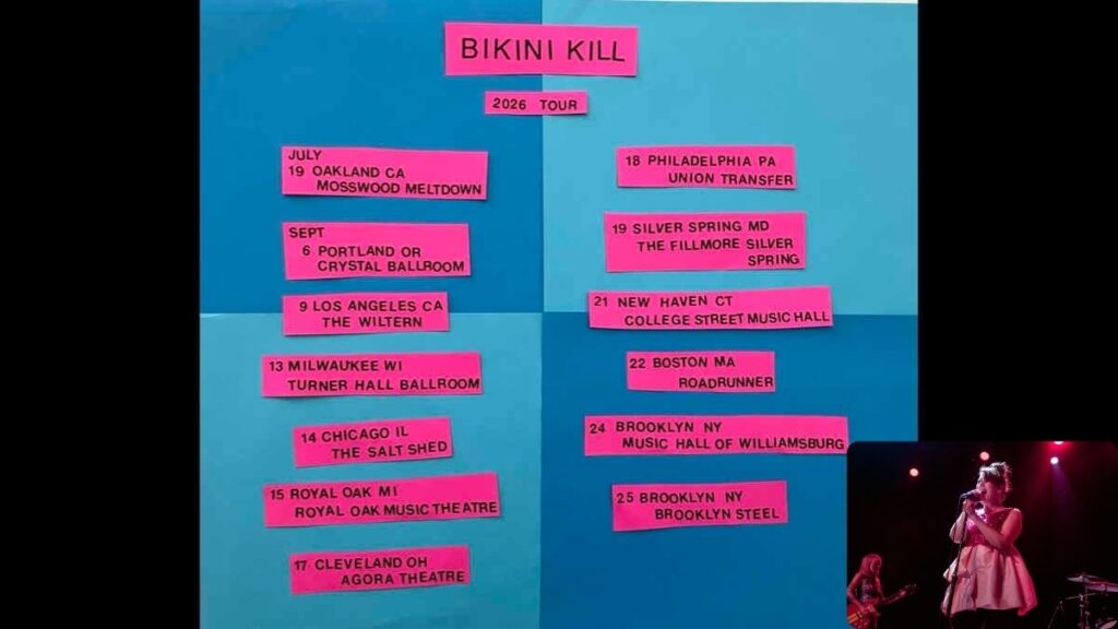 Bikini Kill Announce 2026 North American Tour