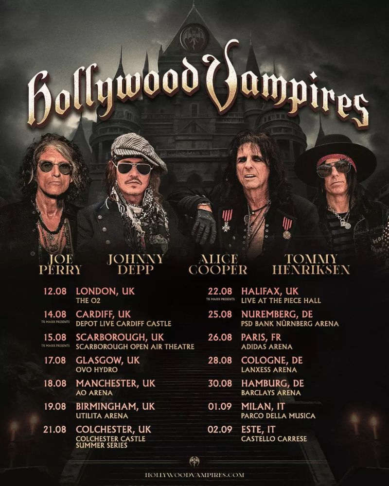 HOLLYWOOD VAMPIRES 2026 tour dates