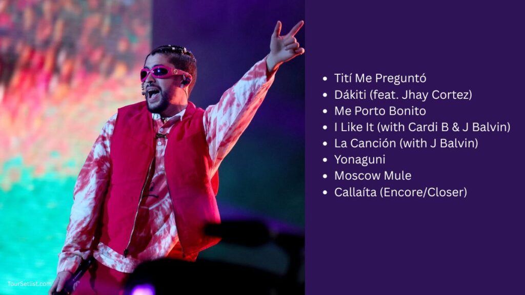 Super Bowl Halftime Show 2026 Setlist