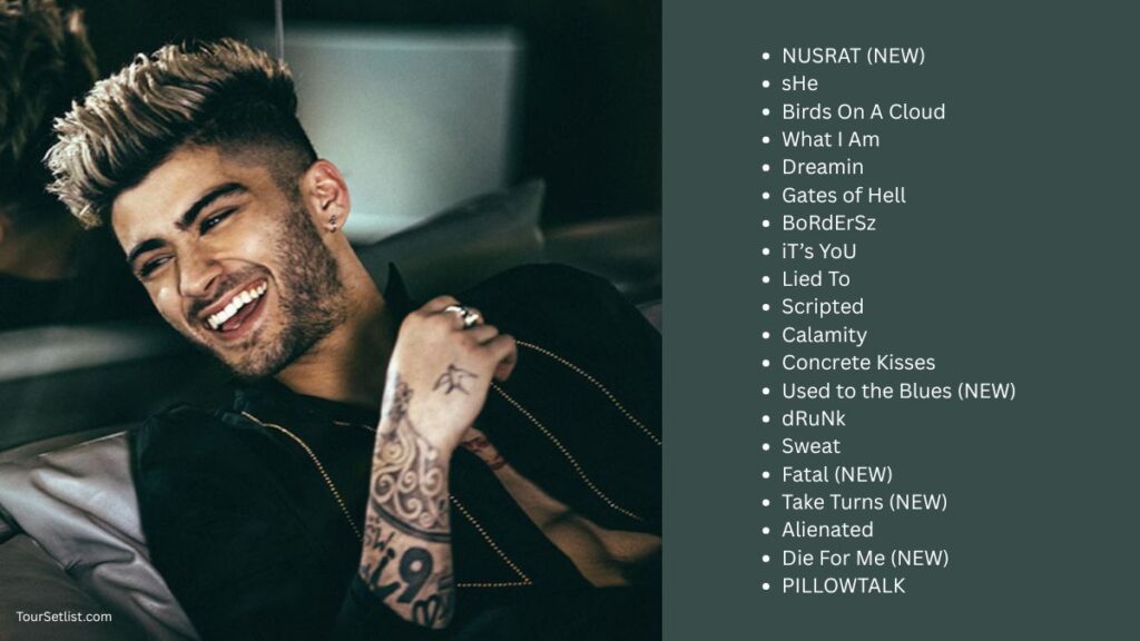Zayn Malik Setlist For Las Vegas Residency 2026