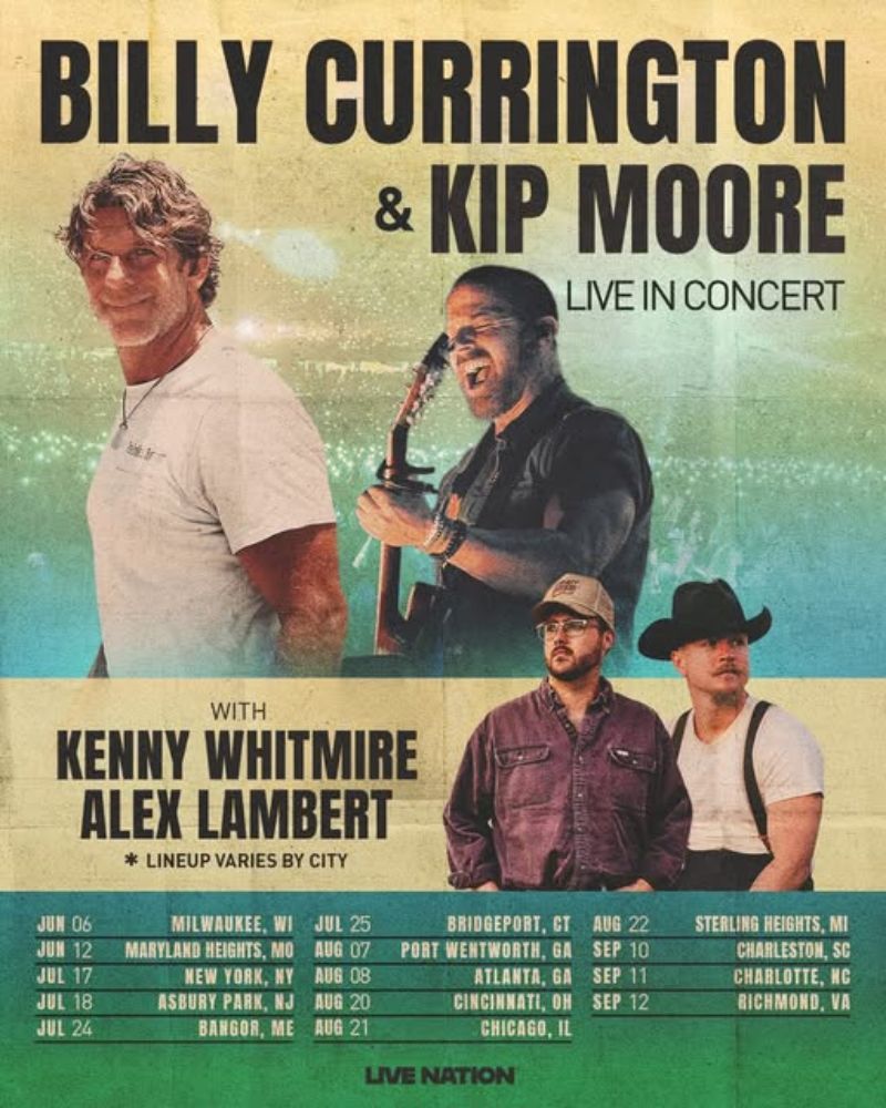 Billy Currington And Kip Moore Announce 2026 Tour Billy Currington And Kip Moore Announce 2026 Tour 