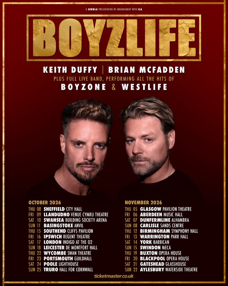 Boyzlife Tour 2026 Dates, Setlist, Venue, Cities & Presale Info