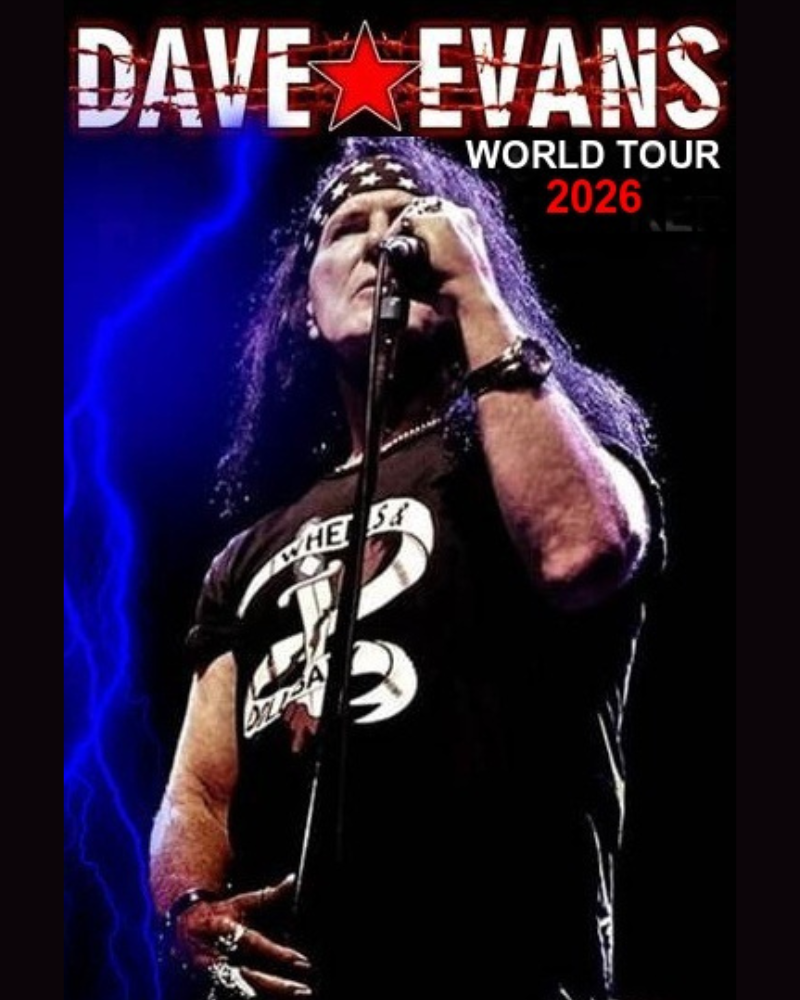 Dave Evans Rock Aint Dead 2026 Tour Dates, Setlist & Presale Info