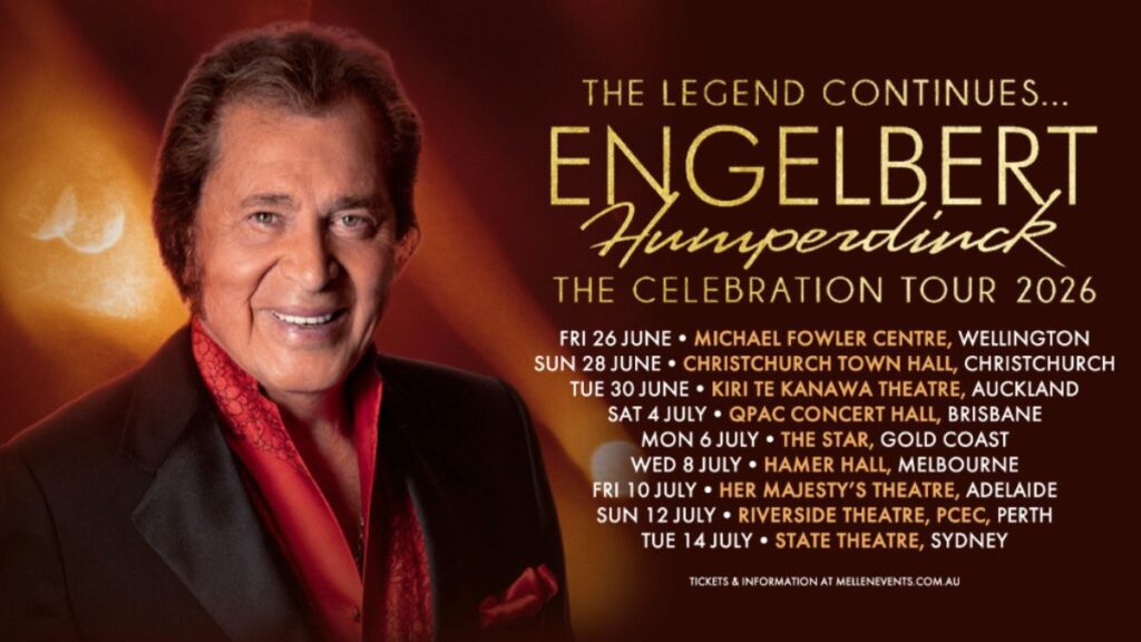 Engelbert Humperdinck 2026 The Celebration Tour Dates