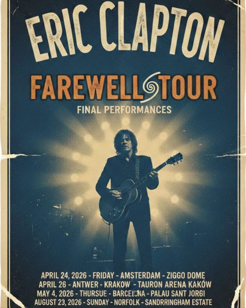 Eric Clapton Farewell Tour 2026 The Long Goodbye Tour
