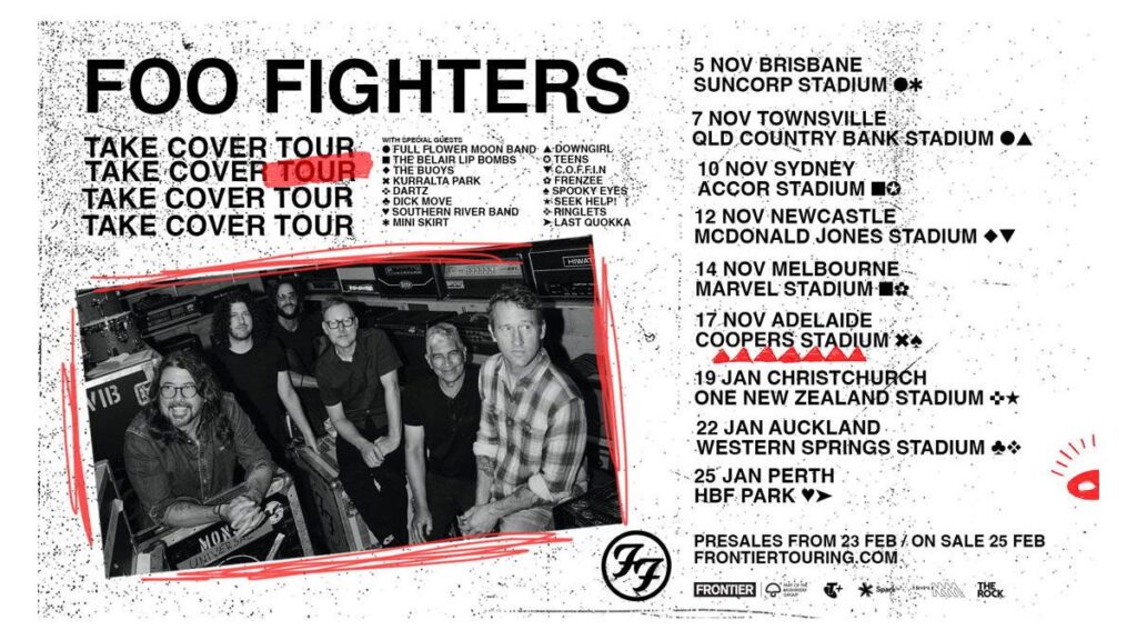 Foo Fighters Announce Australia Tour 2026 Dates