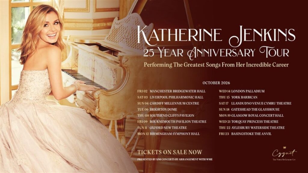 Katherine Jenkins 2026 Tour Setlist, Dates, Venues & Presale