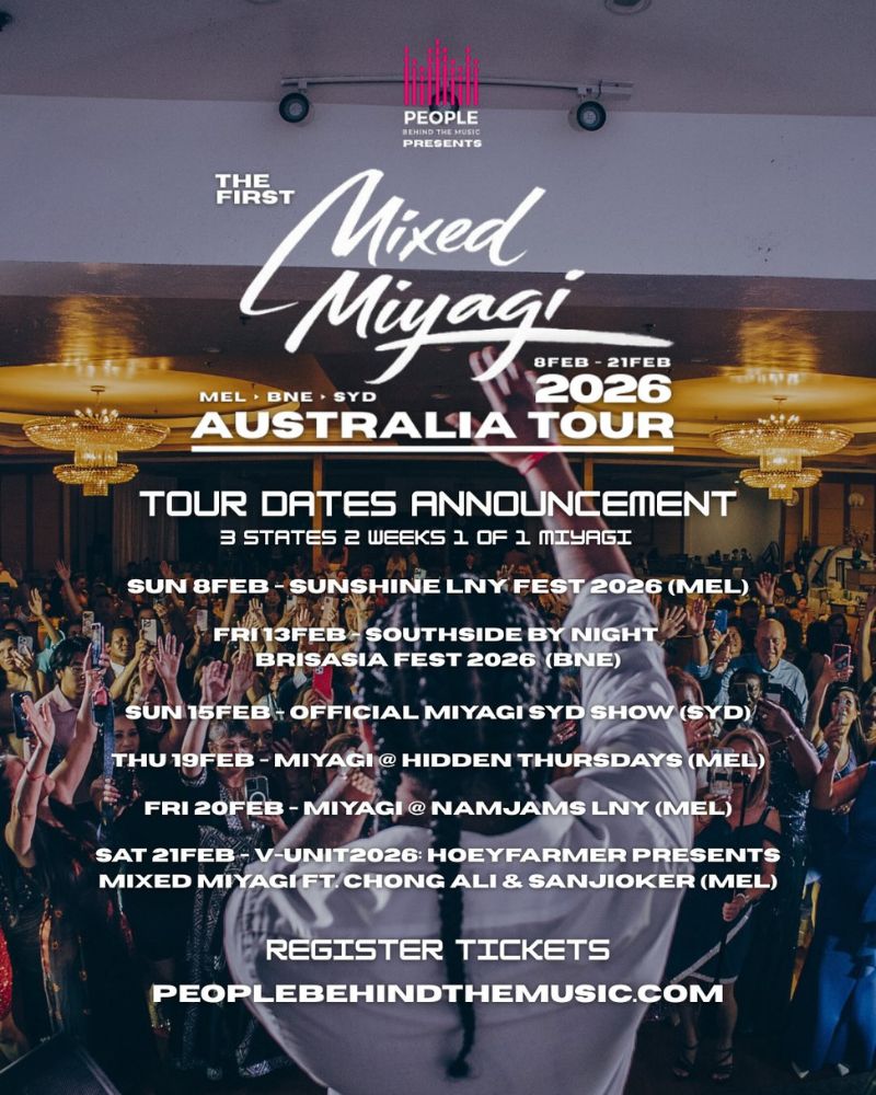 Mixed Miyagi Australia Tour 2026 Dates