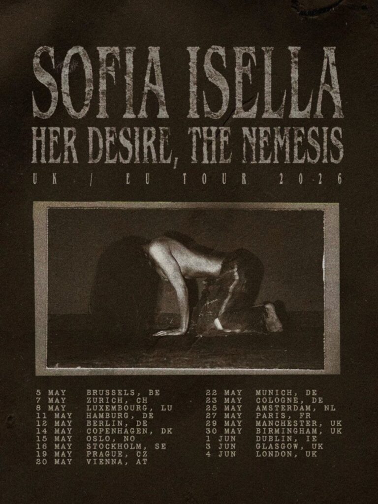 Sofia Isella Tour 2026 – Dates, Setlist, Venues & Presale Tickets