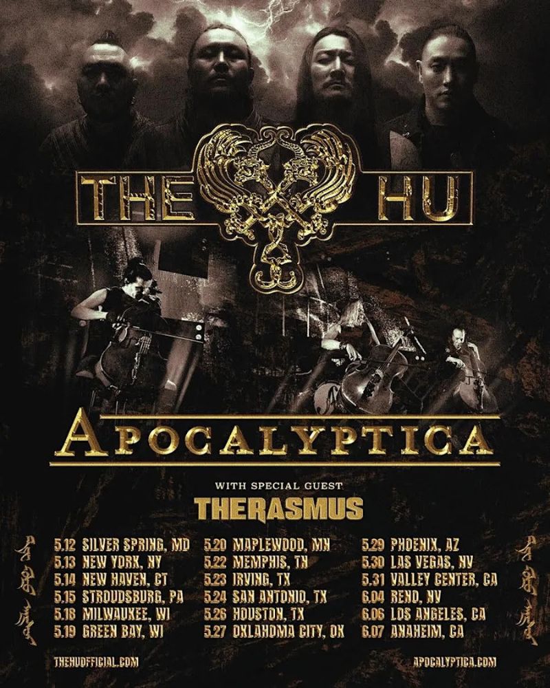 The Hu and Apocalyptica Tour Dates