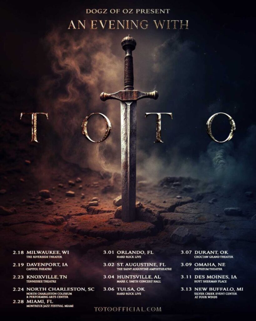 Toto Tour 2026 – Dates, Setlist & Presale Tickets