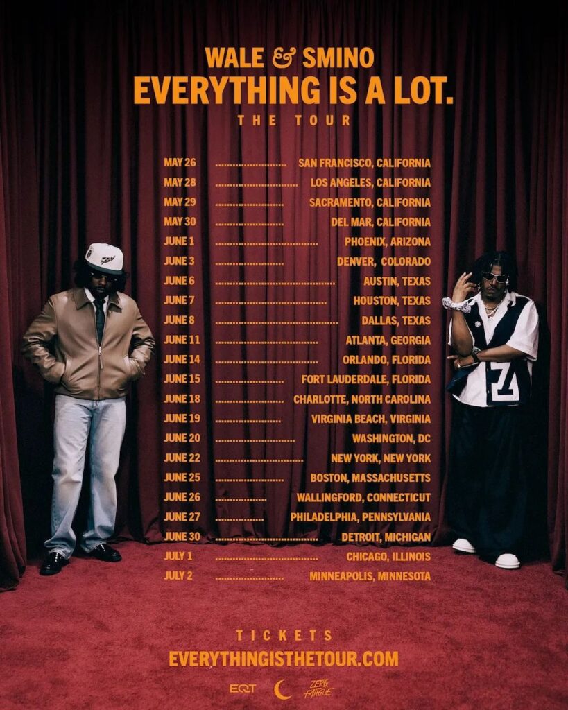 Wale Tour 2026 Dates, Setlist, Venue, Cities & Presale Info