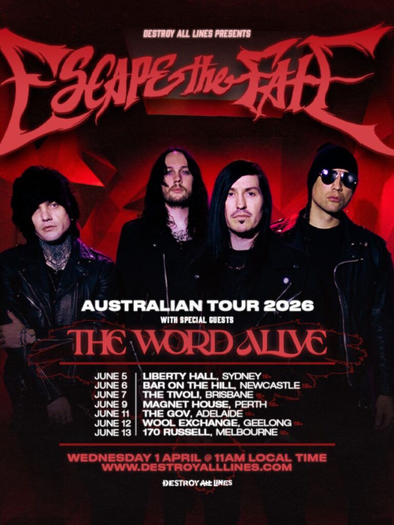 Escape The Fate 2026 Tour