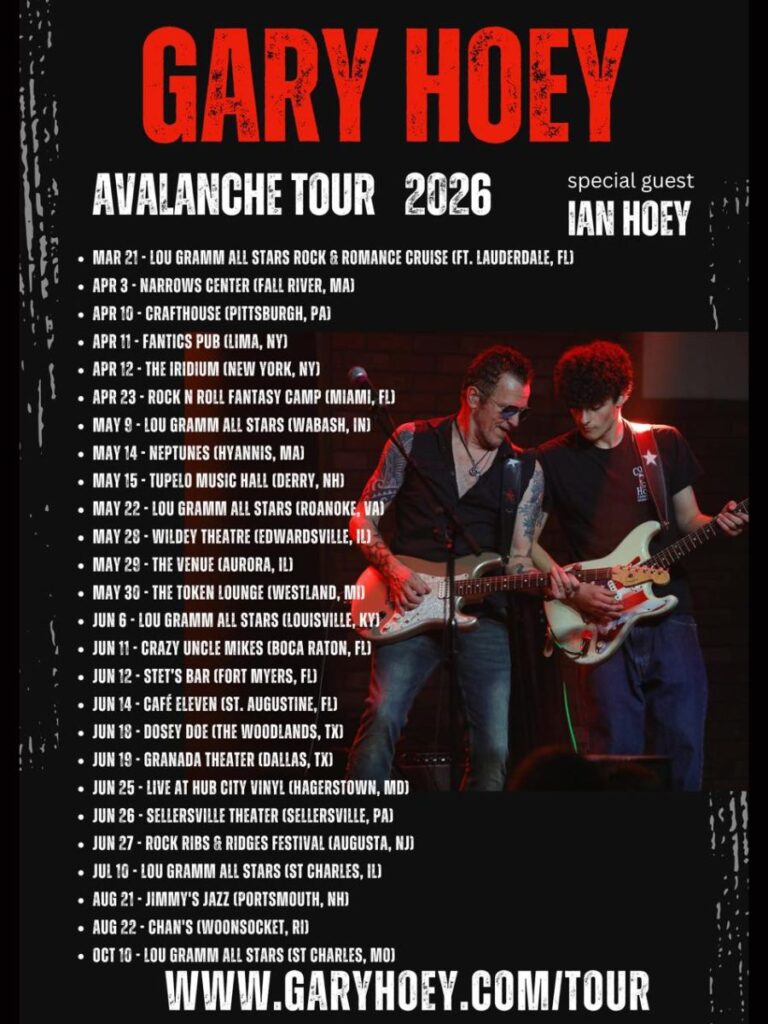 Gary Hoey 2026 Tour Setlist, Dates & Presale Tickets