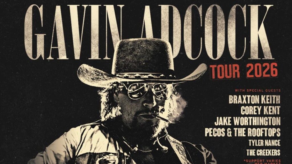 Gavin Adcock Tour 2026