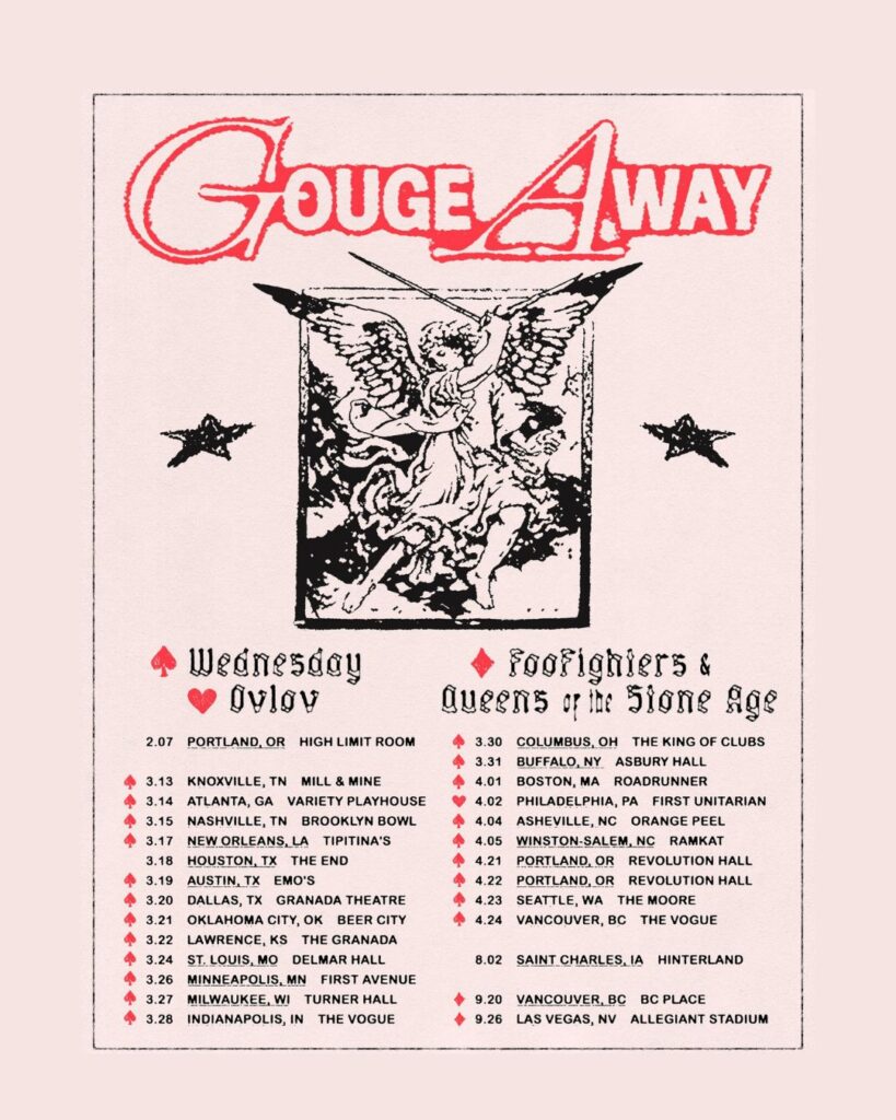 Gouge Away 2026 Tour Setlist, Dates, Cities & Presale Tickets