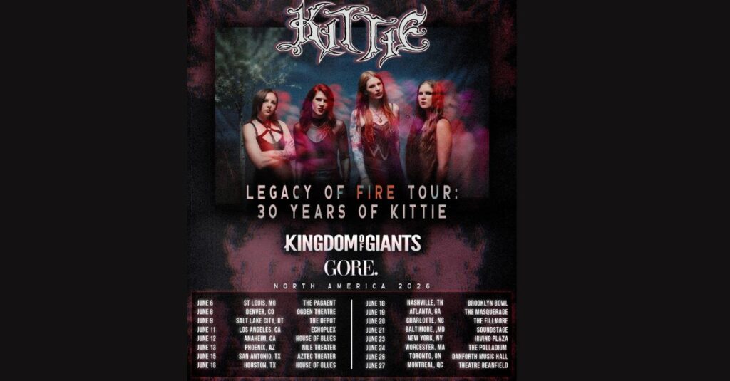 Kittie Legacy Of Fire Tour 2026 - Dates, Setlist & Presale Info