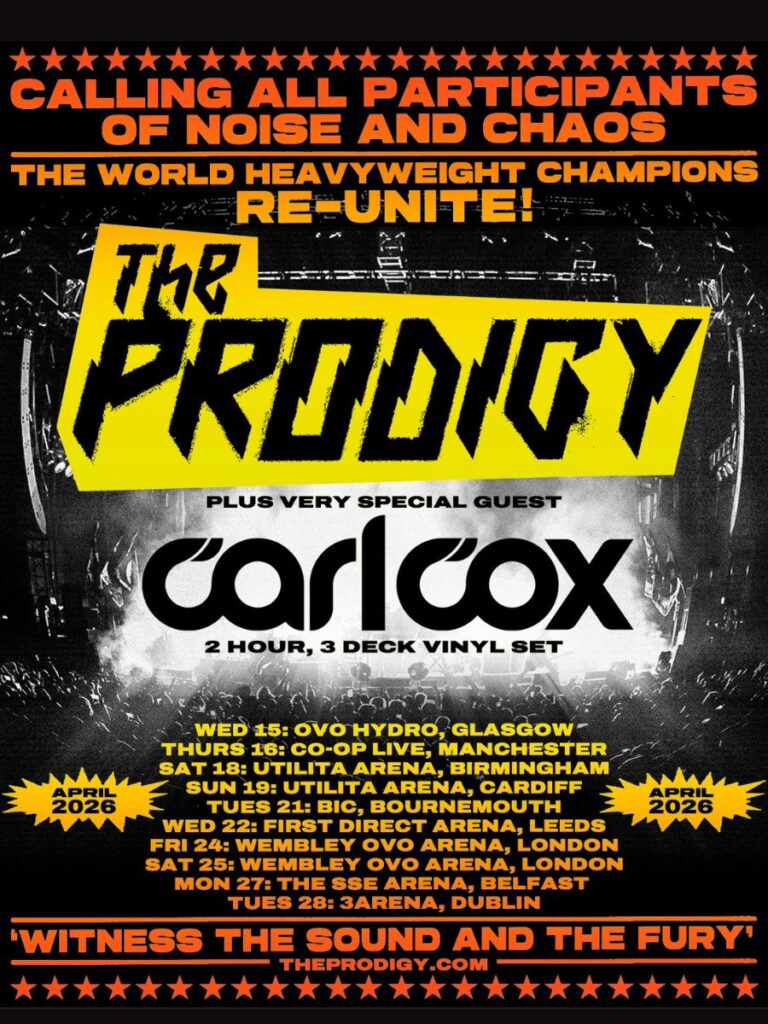 The Prodigy 2026 Tour Dates, Setlist, Tickets & Fans Reaction