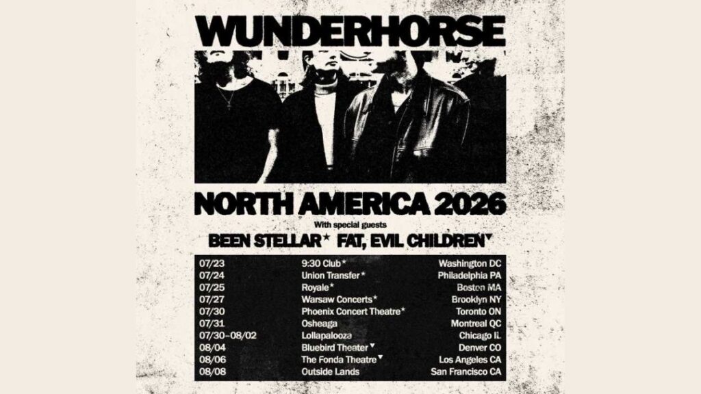 Wunderhorse 2026 Tour