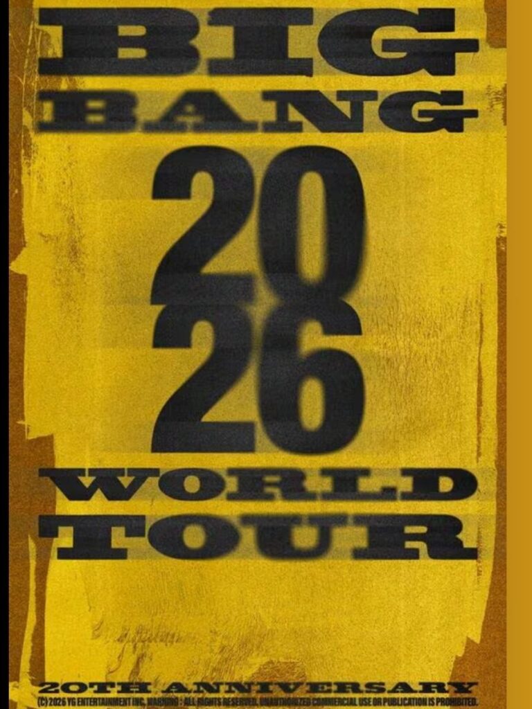 BIGBANG 2026 World Tour Official Poster