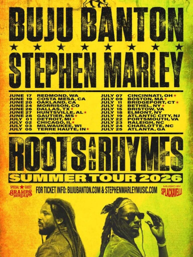Buju Banton Tour 2026 Dates