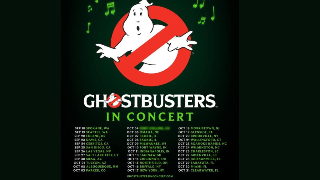 Ghostbusters in Concert 2026 Tour Setlist