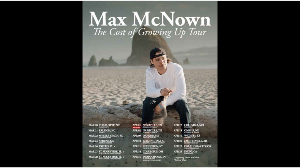Max McNown 2026 Tour