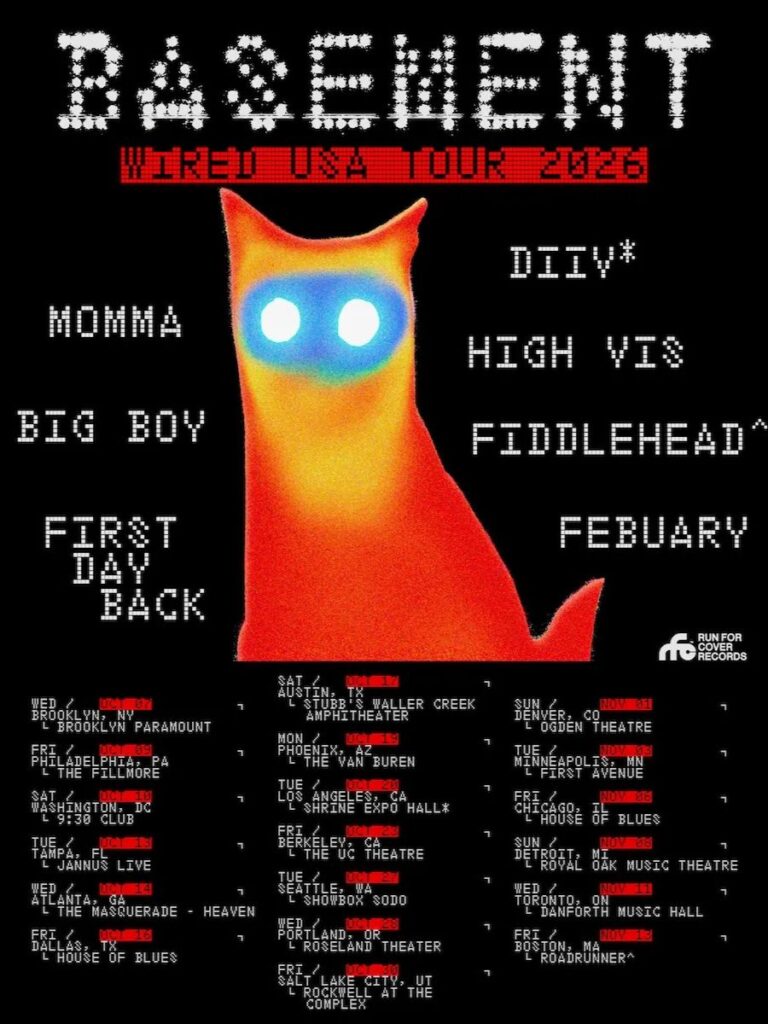 Basement 2026 Tour - Setlist, Dates, Cities, Venues & Presale Info