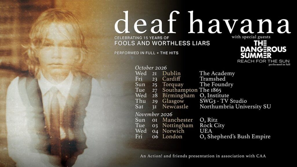 Deaf Havana 2026 Tour - Setlist, Dates, Cities & Presale Info