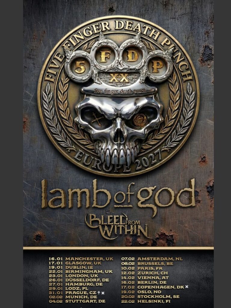 Five Finger Death Punch 2027 Tour Dates For UK & Europe