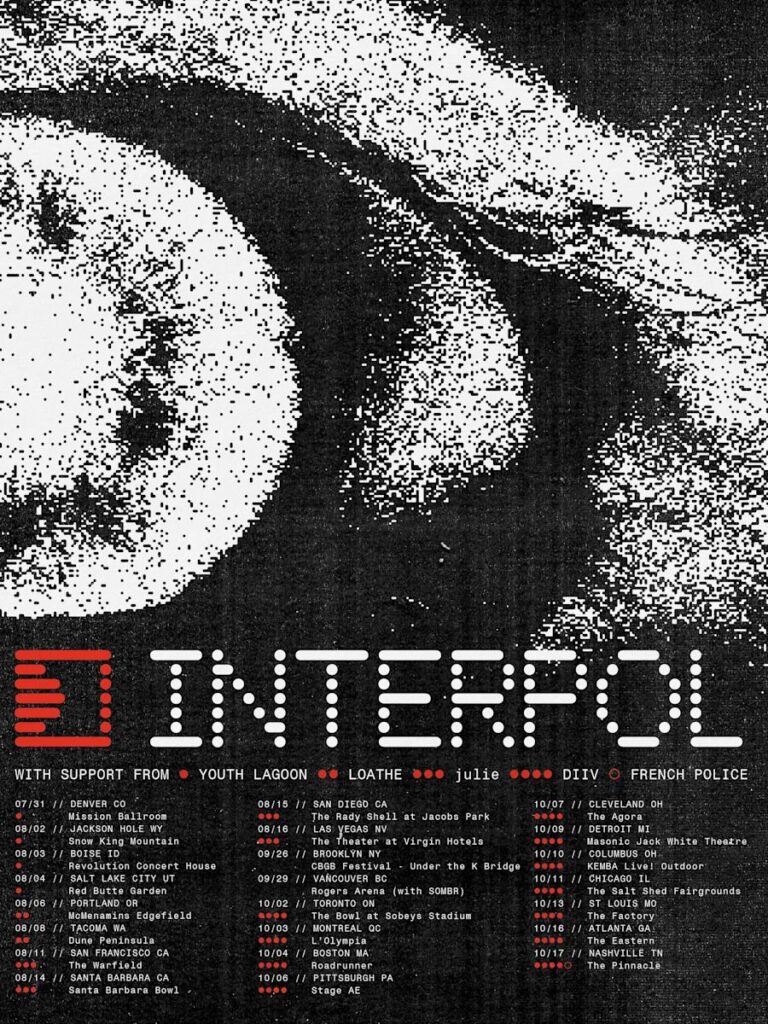Interpol Plot 2026 North American Tour Dates