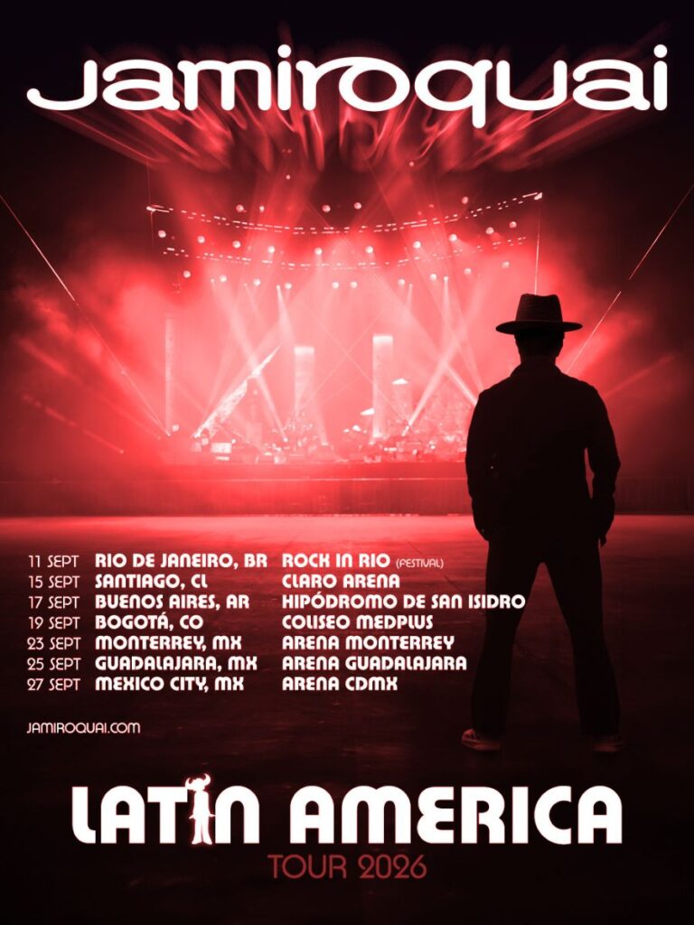 Jamiroquai Latin America Tour 2026 Dates