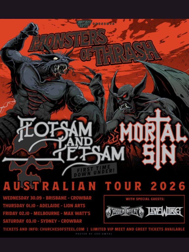Monsters of Thrash 2026 Australian Tour Dates