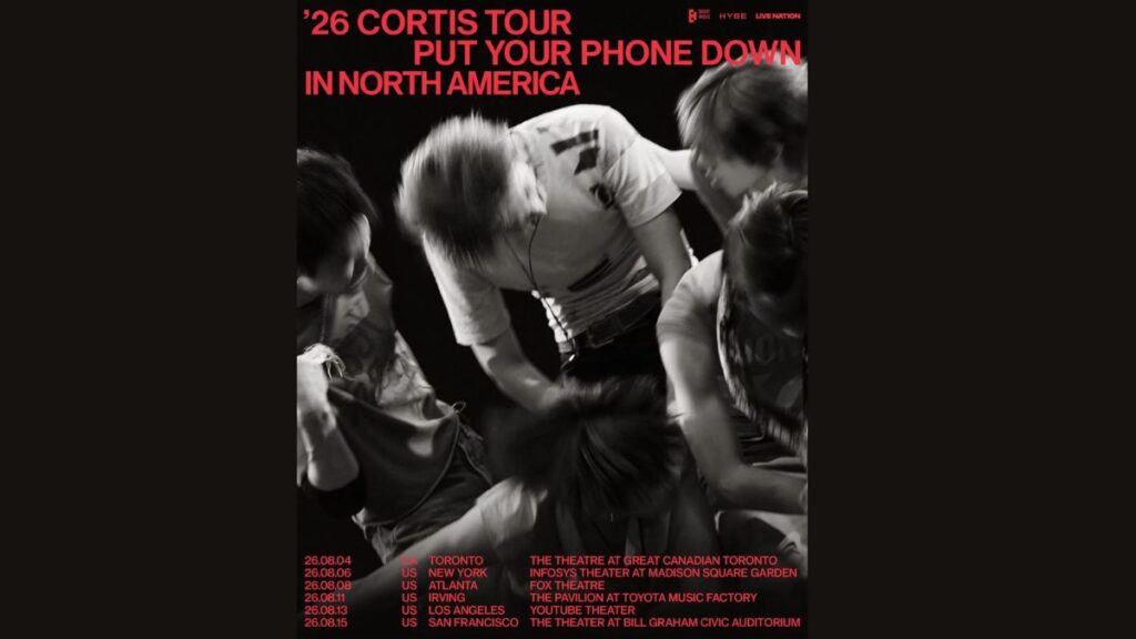 CORTIS 2026 PUT YOUR PHONE DOWN Tour Dates
