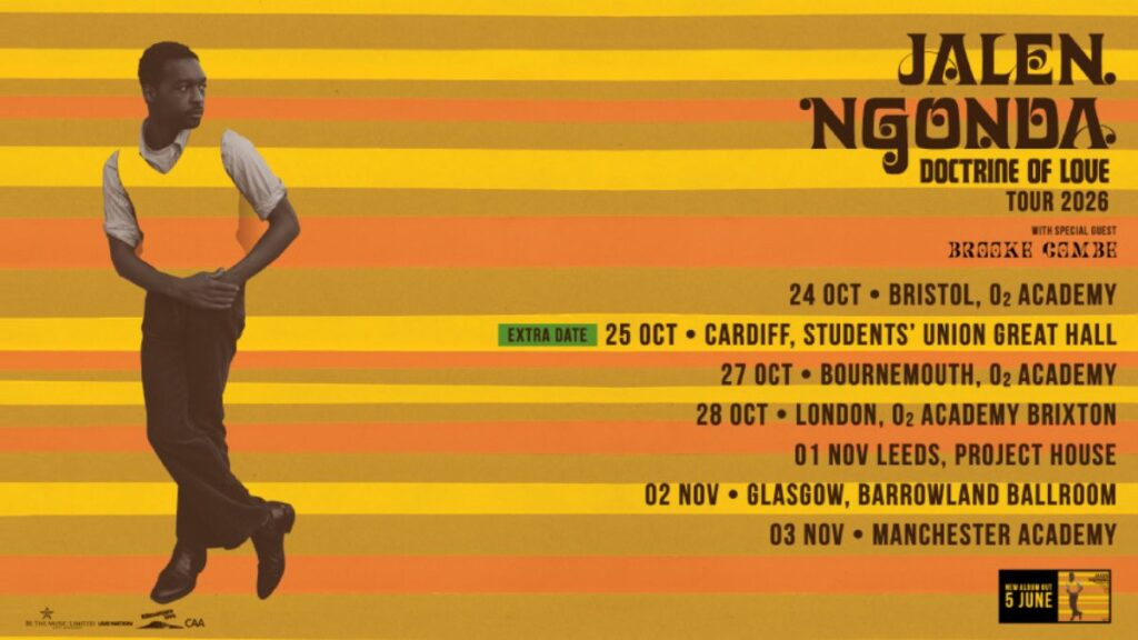 Jalen Ngonda 2026 Tour - Setlist, Dates, Cities & Presale Info