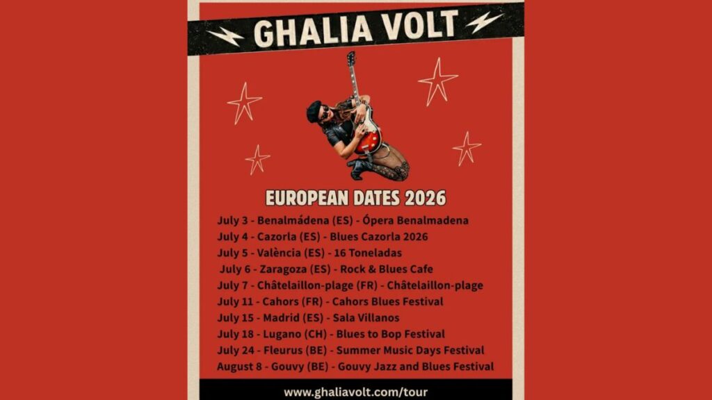 Ghalia Volt and Ally Venable 2026 European Tour Dates