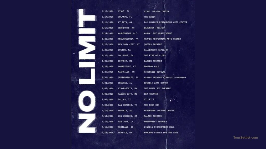 OMEGA X 2026 Tour Setlist - Dates, Cities, Venues & Presale Info