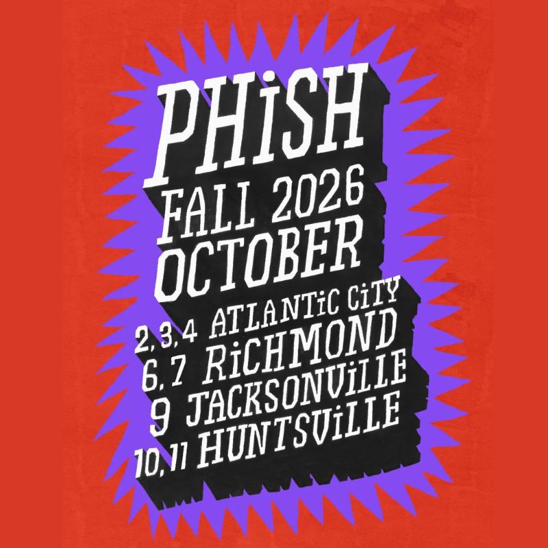 Phish October 2026 Tour Dates