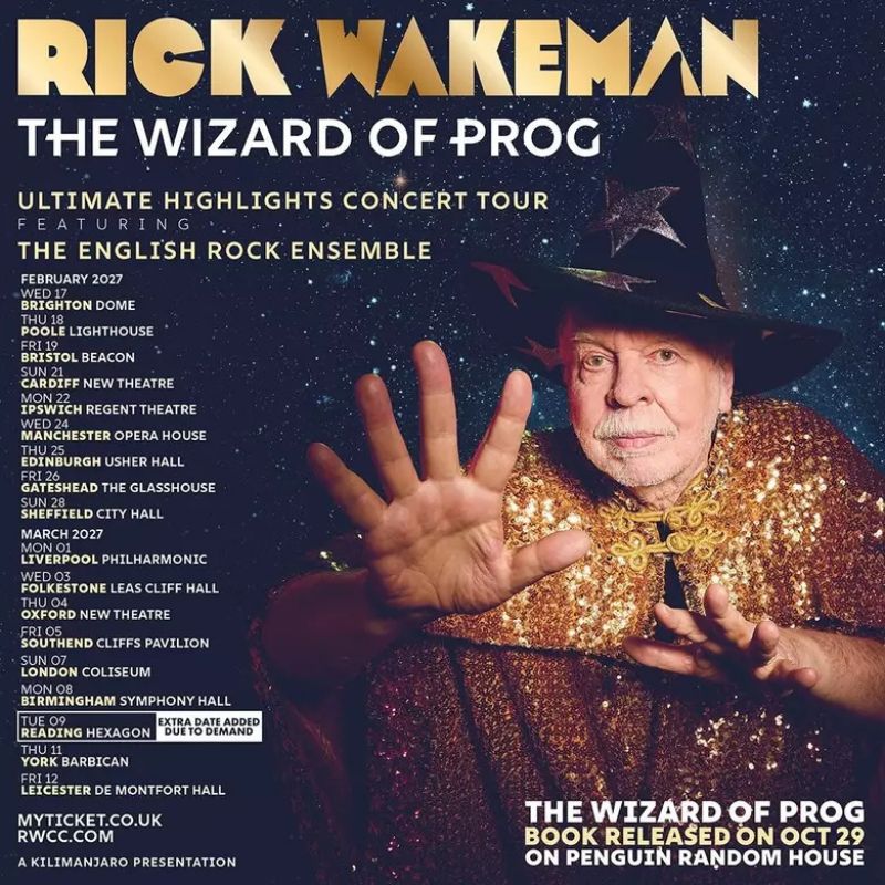 Rick Wakeman 2027 Tour