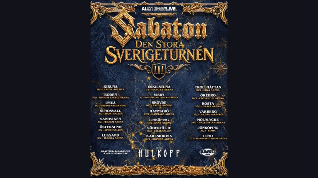 Sabaton Tour 2027