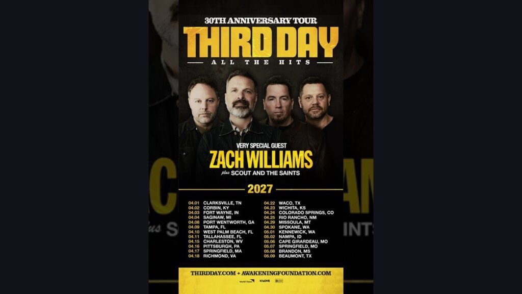 Third Day 2027 Tour - Setlist, Dates, Cities, Venues & Presale