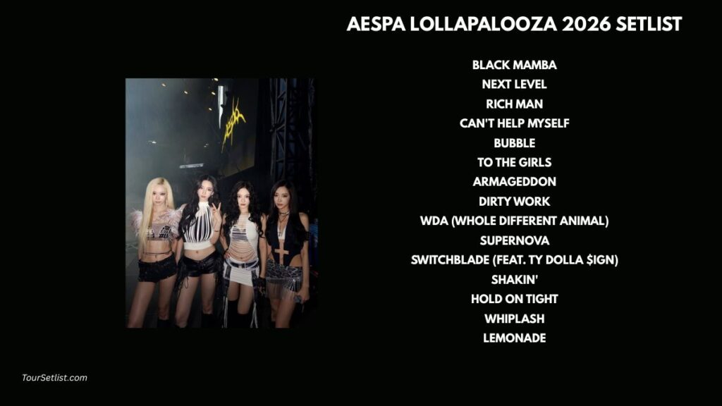 aespa Lollapalooza 2026 Setlist